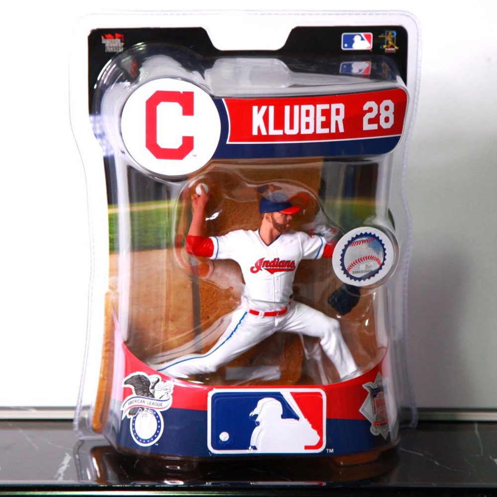 Corey Kluber 6" Baseball Figurine by Import Dragon Sealed-Cy Young Award Winner